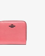 COACH - Ví nữ phom vuông phối zip Billfold