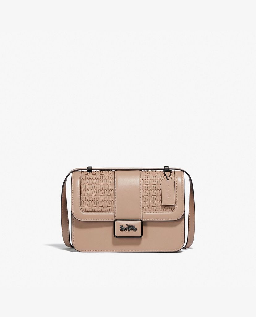 COACH - Túi đeo chéo nữ chữ nhật nắp gập thời thượng
