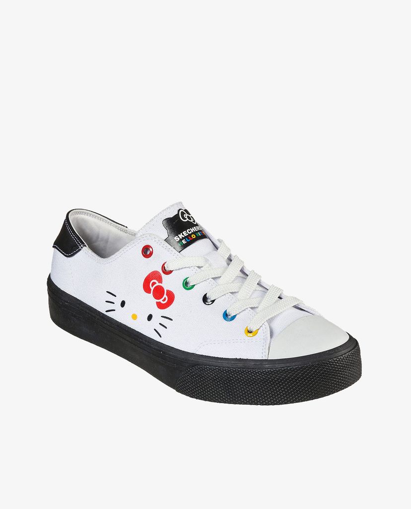 SKECHERS - Giày sneakers nữ phối dây Hello Kitty Street V'lites