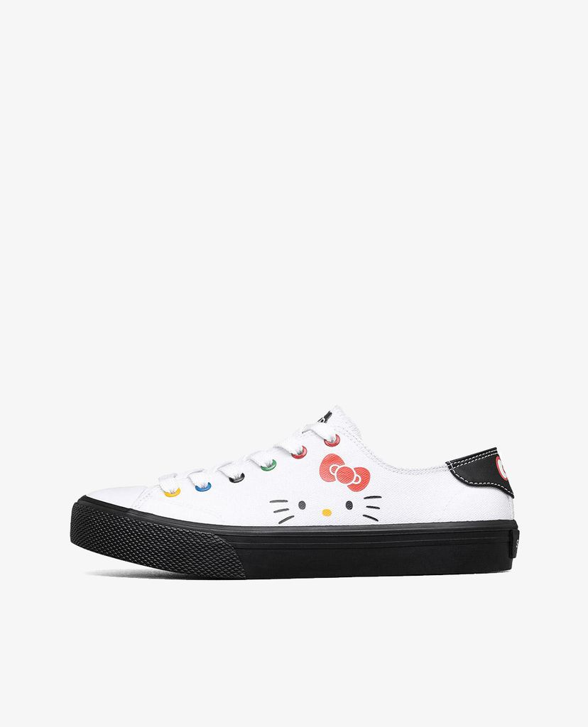 SKECHERS - Giày sneakers nữ phối dây Hello Kitty Street V'lites