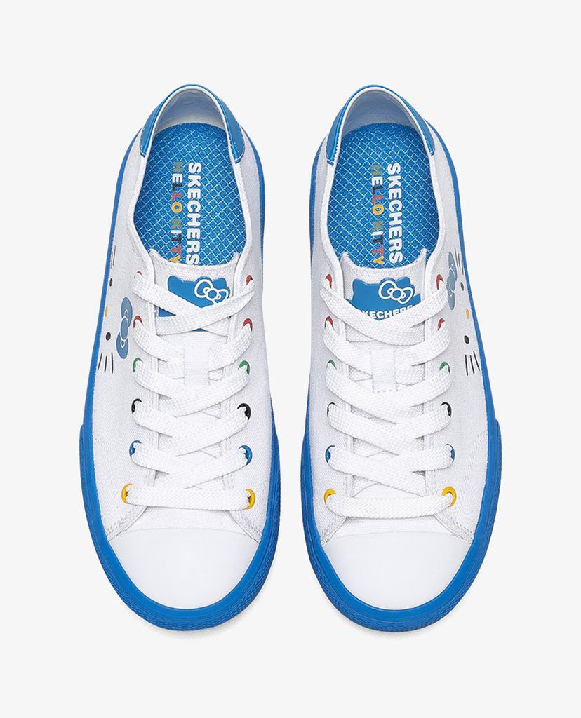 SKECHERS - Giày sneakers nữ phối dây Hello Kitty Street V'lites
