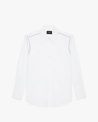 THE KOOPLES - Áo sơ mi nữ cổ bẻ tay dài Studded