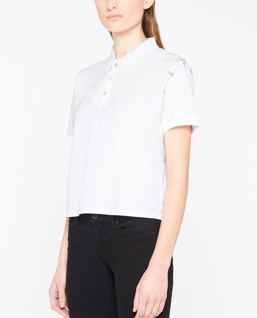 THE KOOPLES - Áo polo nữ phom ngắn Piercing
