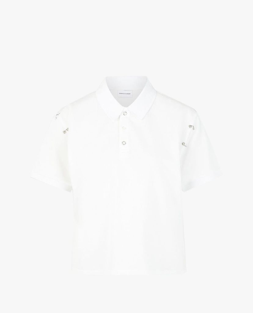 THE KOOPLES - Áo polo nữ phom ngắn Piercing