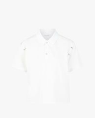 THE KOOPLES - Áo polo nữ phom ngắn Piercing