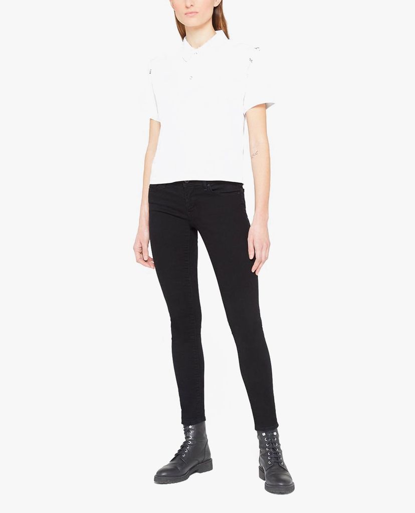 THE KOOPLES - Áo polo nữ phom ngắn Piercing