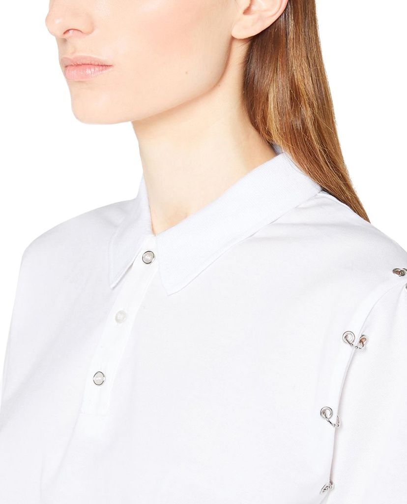 THE KOOPLES - Áo polo nữ phom ngắn Piercing
