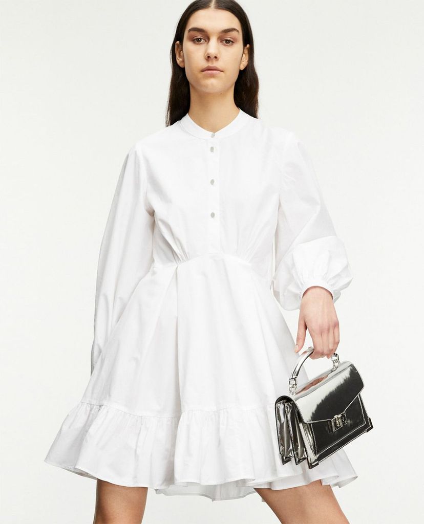 THE KOOPLES - Đầm mini cổ tròn tay dài Short Cotton