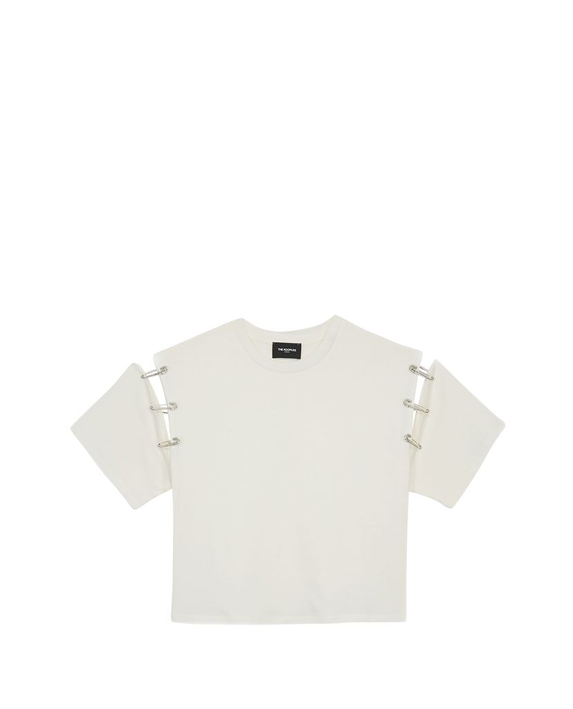 THE KOOPLES - Áo thun nữ phom suông Cropped