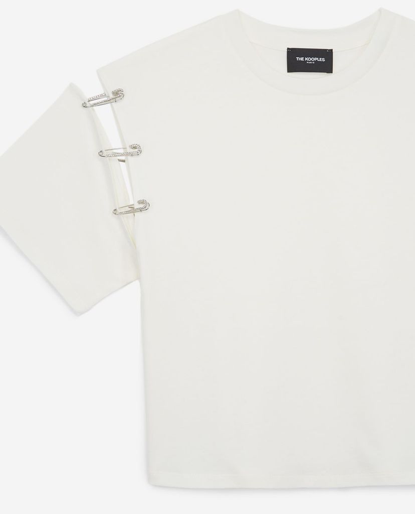 THE KOOPLES - Áo thun nữ phom suông Cropped