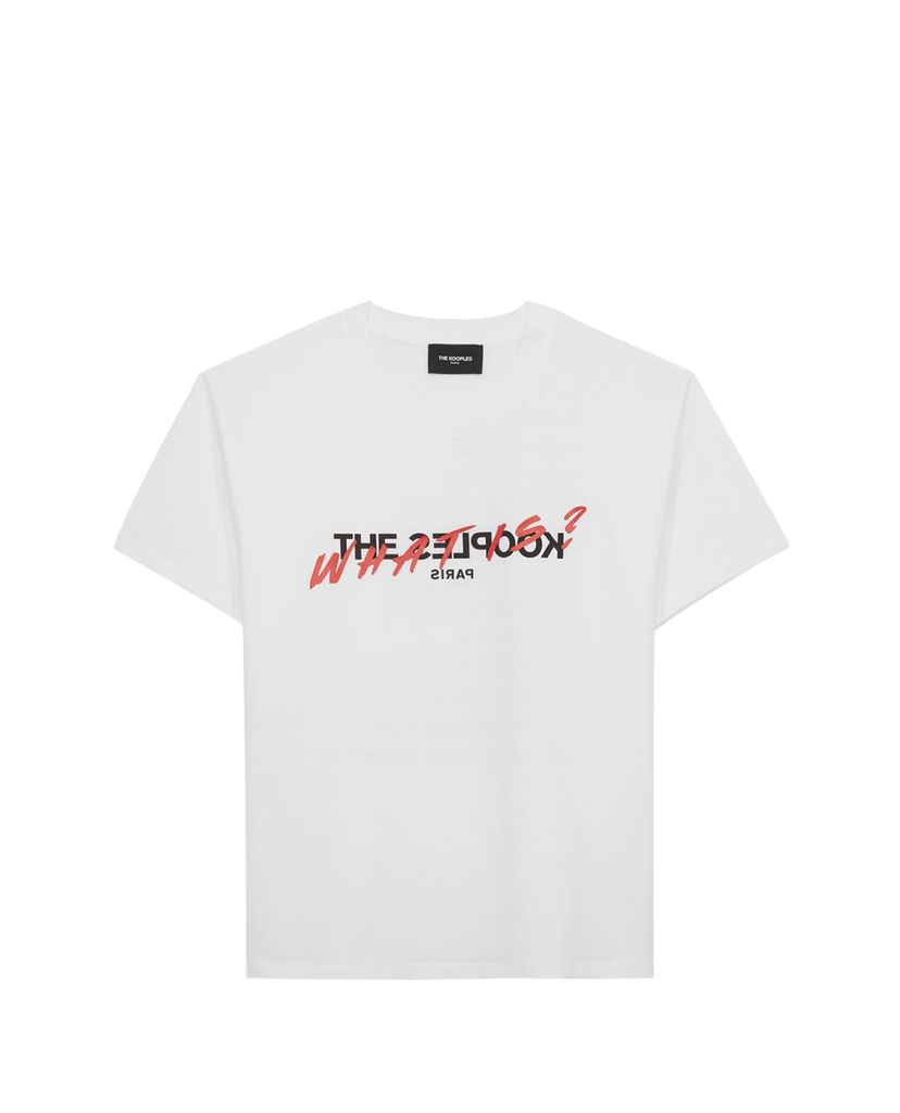 THE KOOPLES - Áo thun nữ ngắn tay Logo Printed