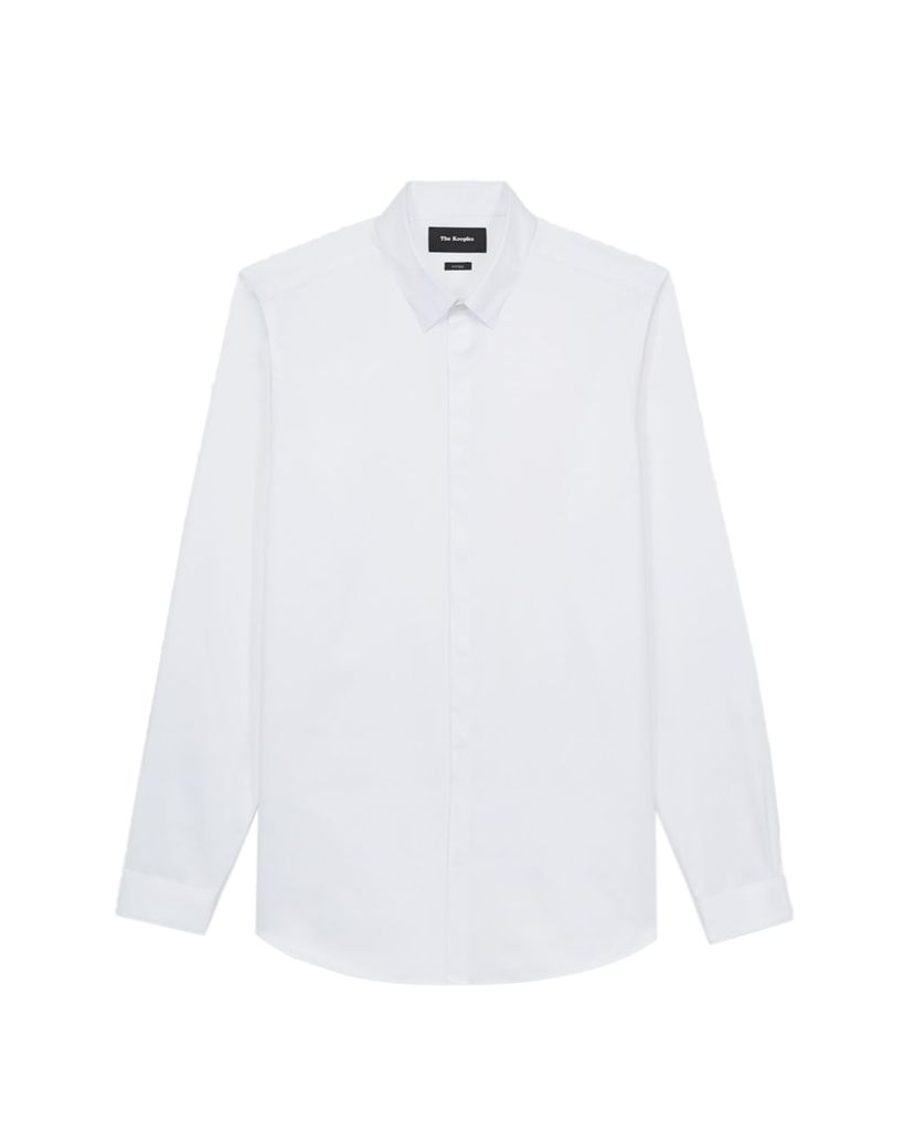 THE KOOPLES - Áo sơ mi nam tay dài Plain Cotton