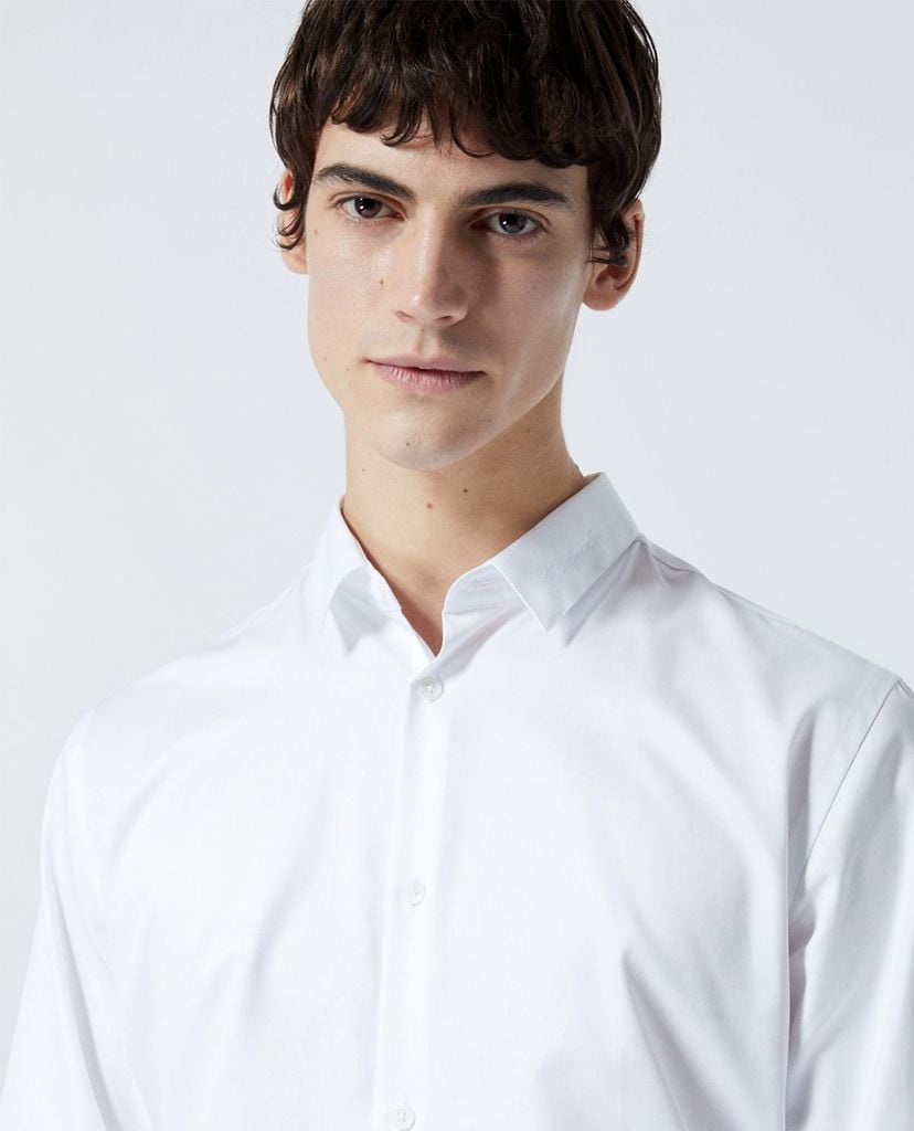 THE KOOPLES - Áo sơ mi nam Embroidered Logo