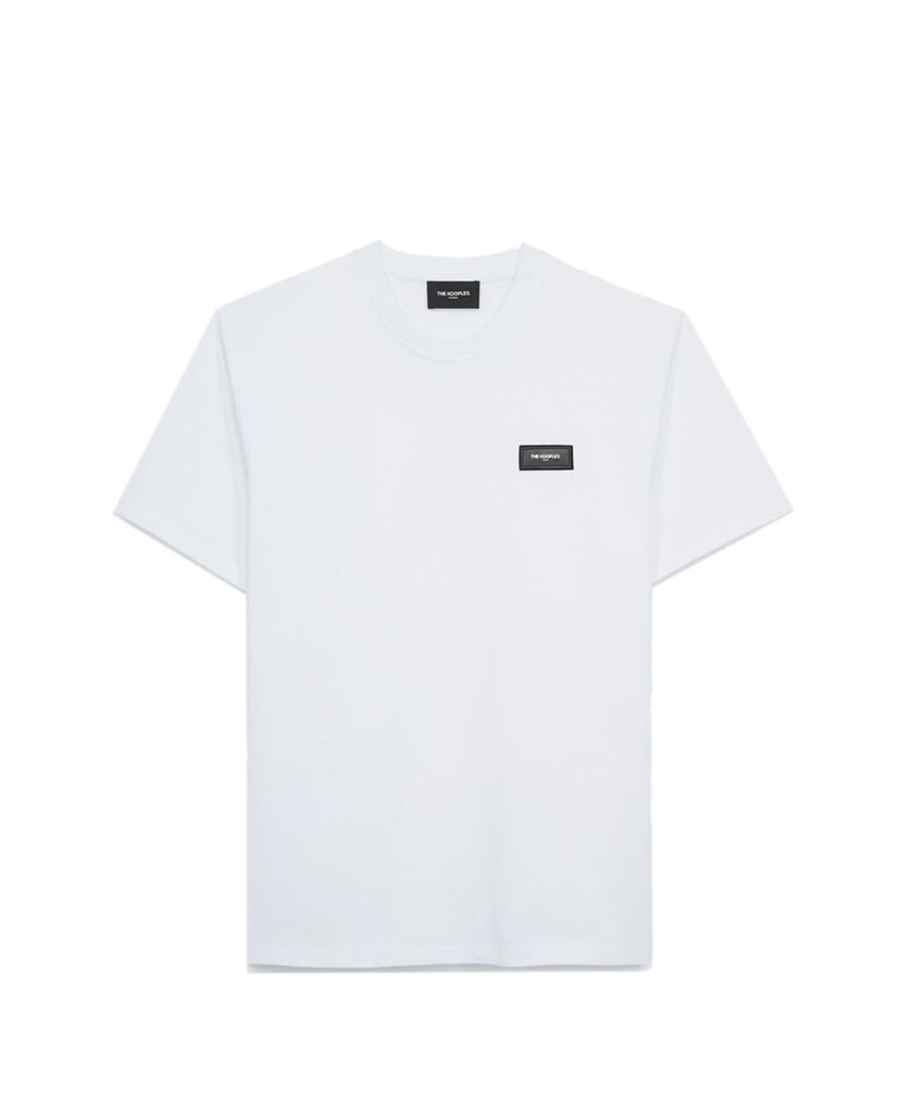 THE KOOPLES - Áo thun nam tay ngắn Leather Badge