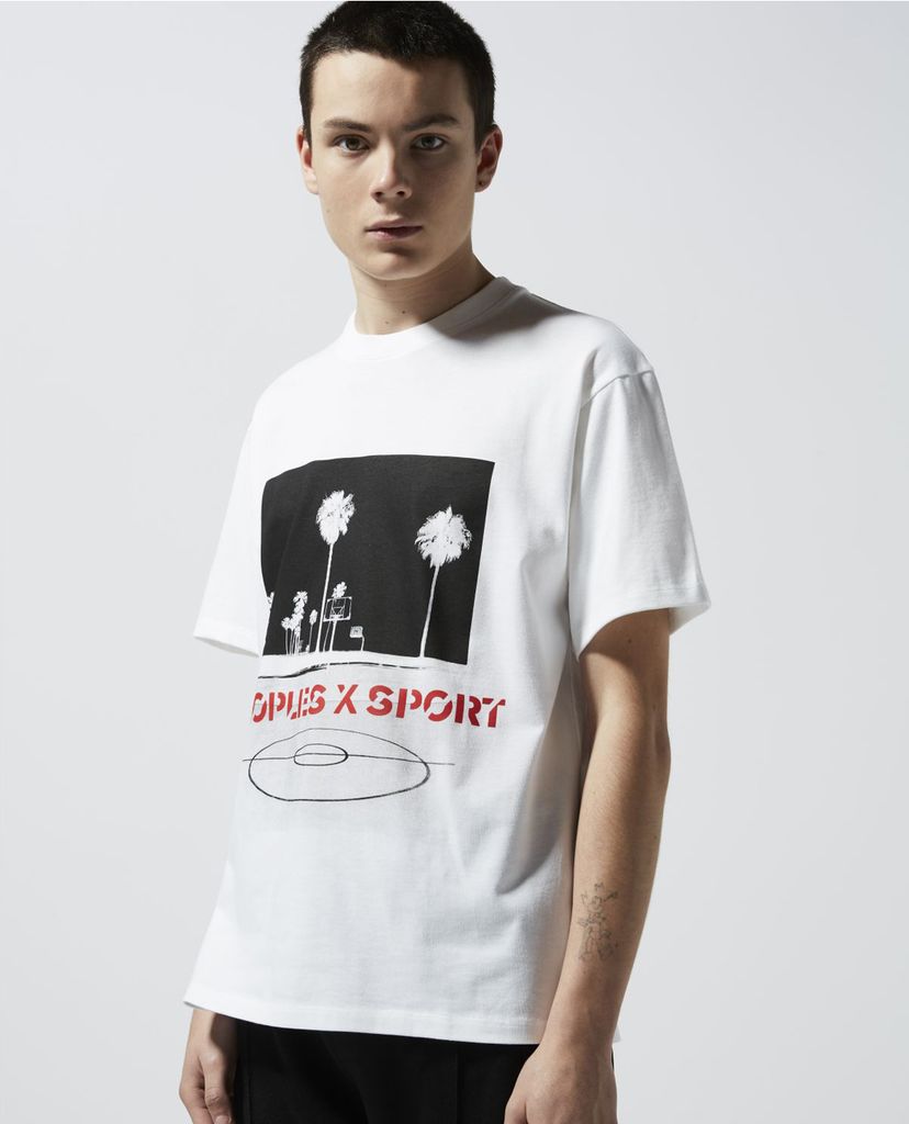 THE KOOPLES - Áo thun nam tay ngắn Sportwear Print