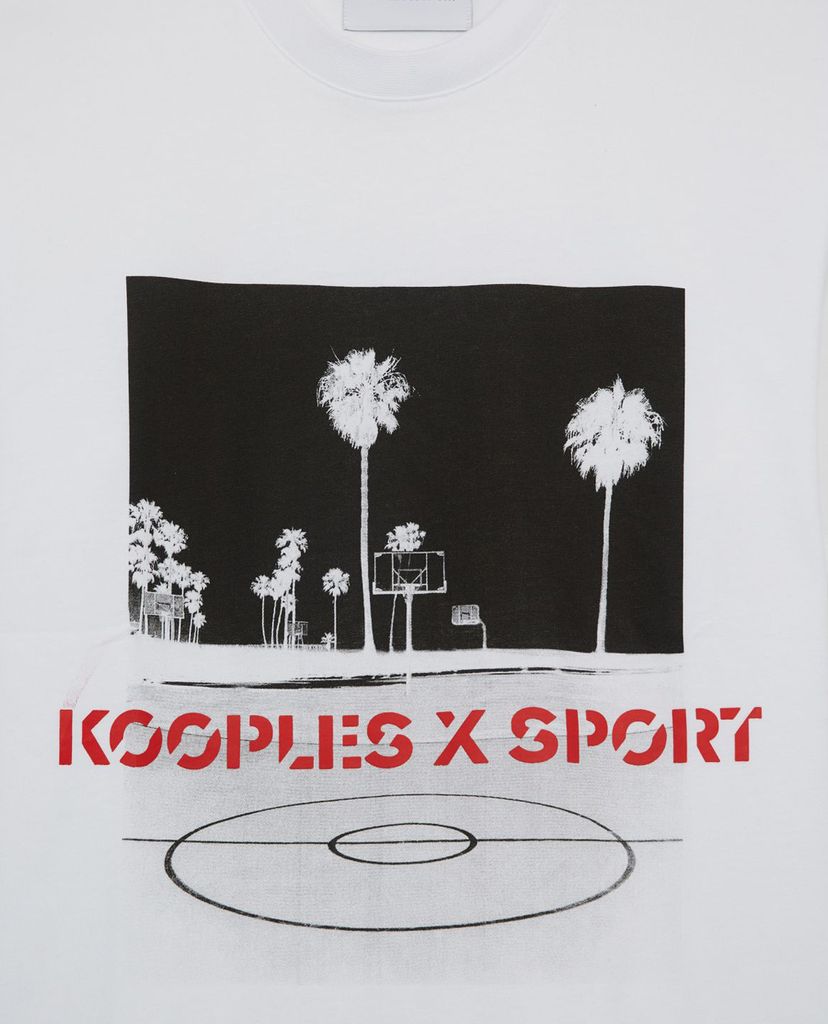 THE KOOPLES - Áo thun nam tay ngắn Sportwear Print