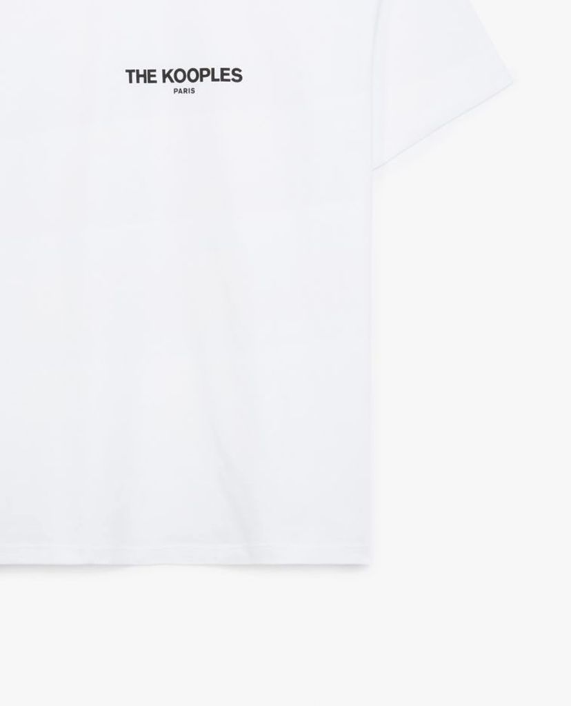 THE KOOPLES - Áo thun nam cổ tròn ngắn tay The Kooples Logo