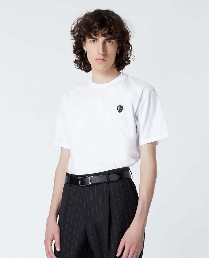THE KOOPLES - Áo thun nam cổ tròn tay ngắn Skull Badge