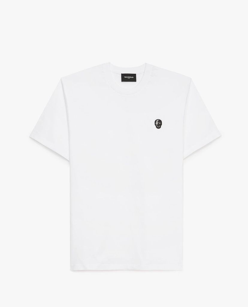 THE KOOPLES - Áo thun nam cổ tròn tay ngắn Skull Badge