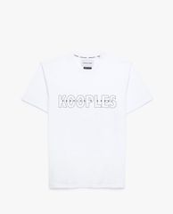THE KOOPLES - Áo thun nam Sport Line Signature Worn Cotton Relaxed