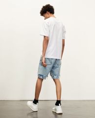 THE KOOPLES - Áo thun nam Sport Line Signature Worn Cotton Relaxed