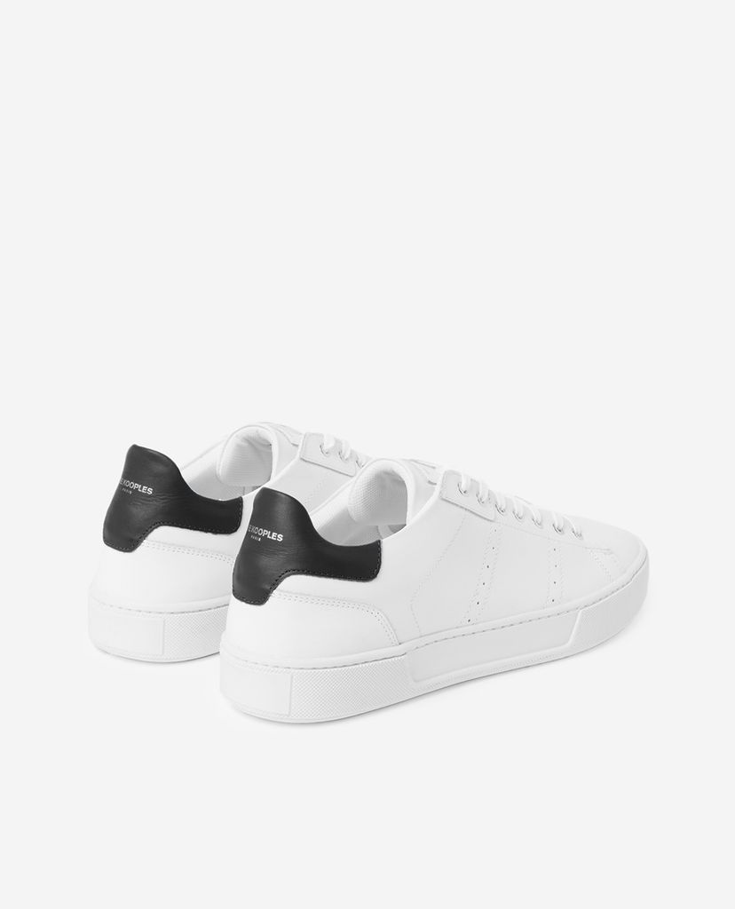 THE KOOPLES - Giày sneaker nam phối dây White Leather