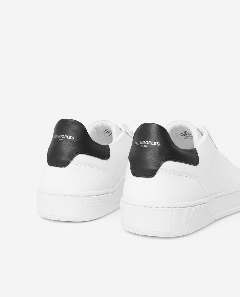 THE KOOPLES - Giày sneaker nam phối dây White Leather