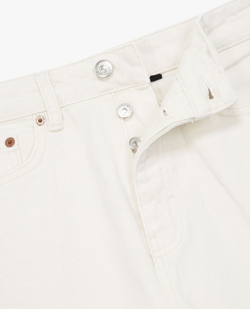 THE KOOPLES - Quần jeans nữ phom ôm White High Rise