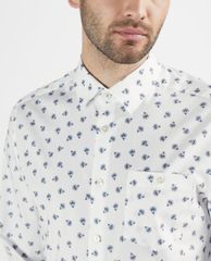 TED BAKER - Áo sơ mi nam tay dài in hoa Costar