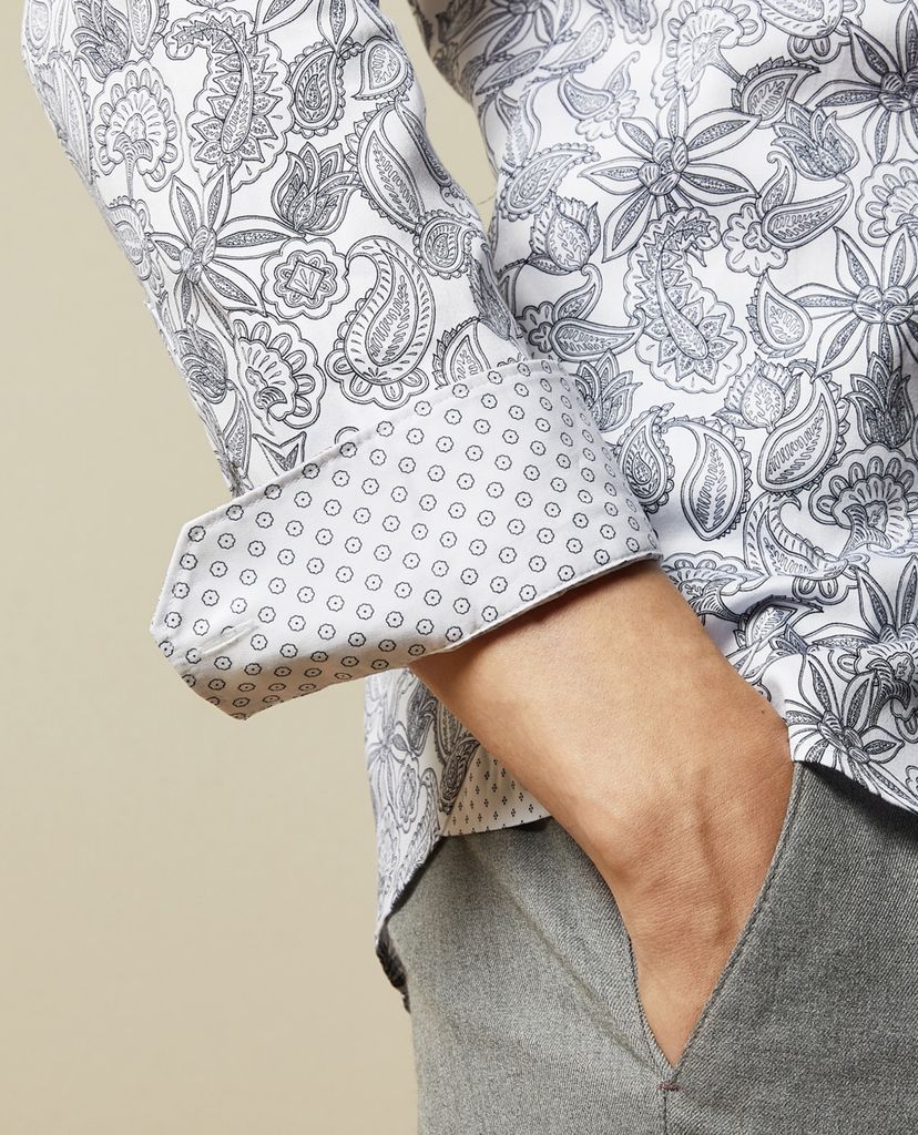TED BAKER - Áo sơ mi nam họa tiết hoa Paisley Printed