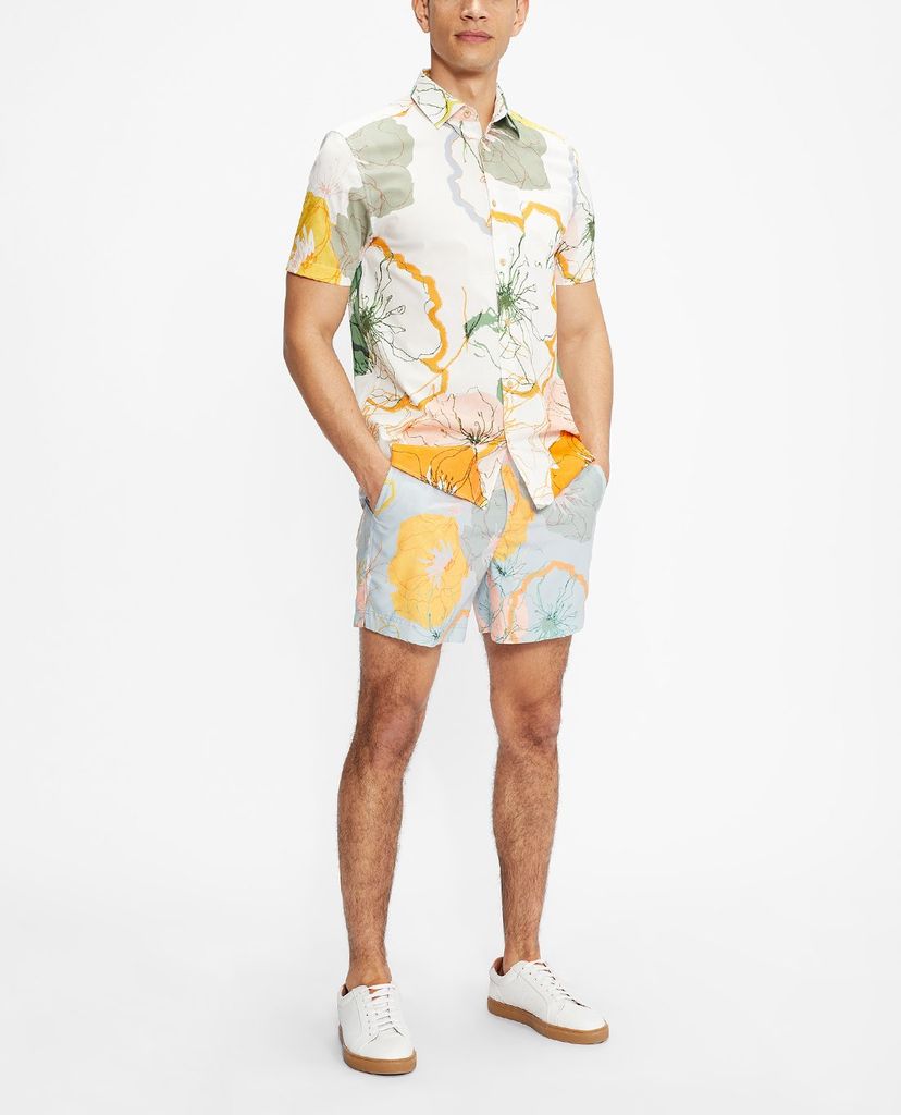 TED BAKER - Áo sơ mi nam tay ngắn Knittin