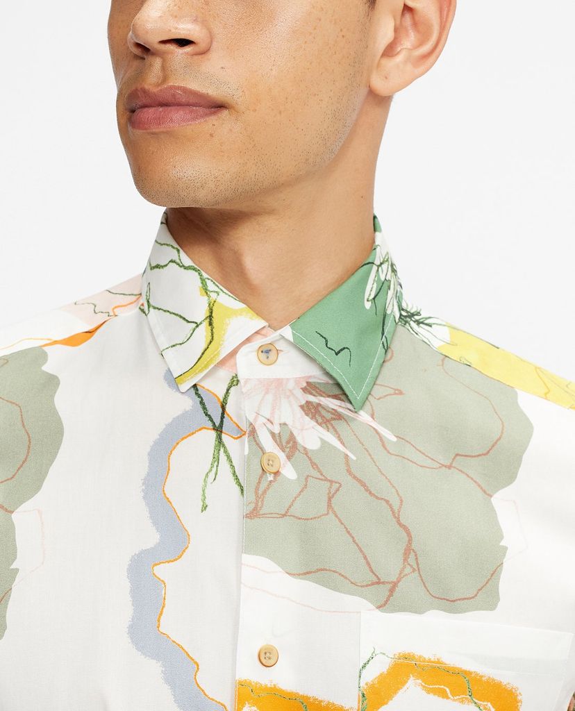 TED BAKER - Áo sơ mi nam tay ngắn Knittin