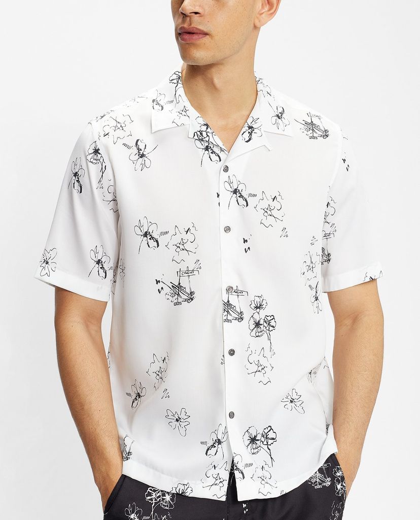 TED BAKER - Áo sơ mi nam tay ngắn Runslo