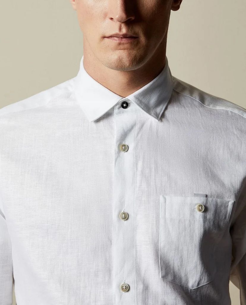 TED BAKER - Áo sơ mi nam tay dài Tiptoe