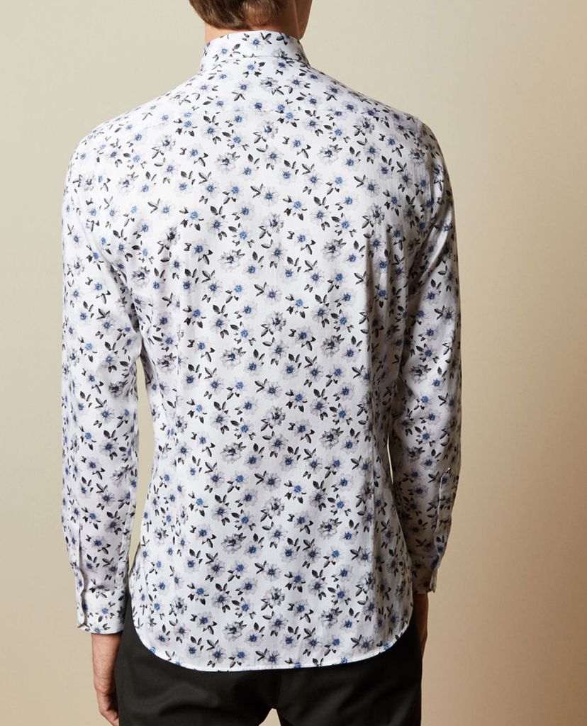 Áo sơ mi nam họa tiết hoa Floral