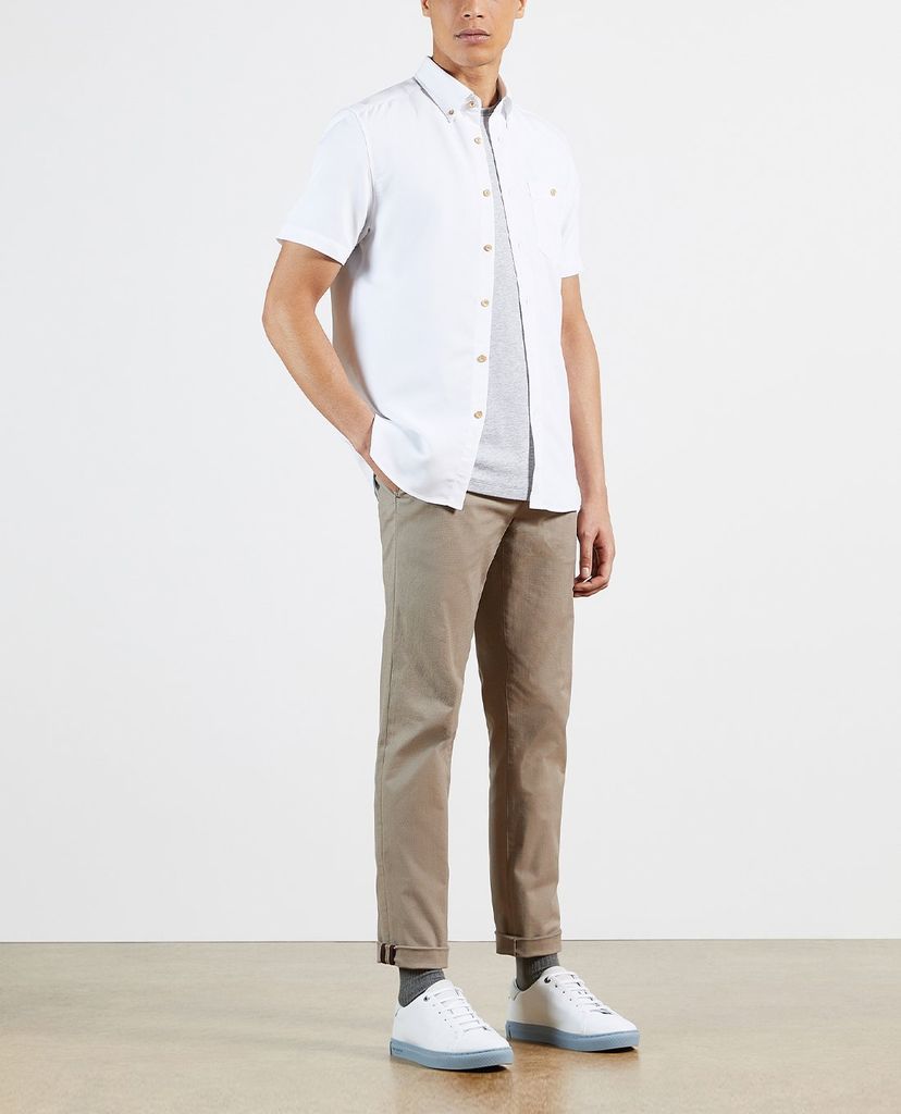 TED BAKER - Áo sơ mi nam tay ngắn Yasai