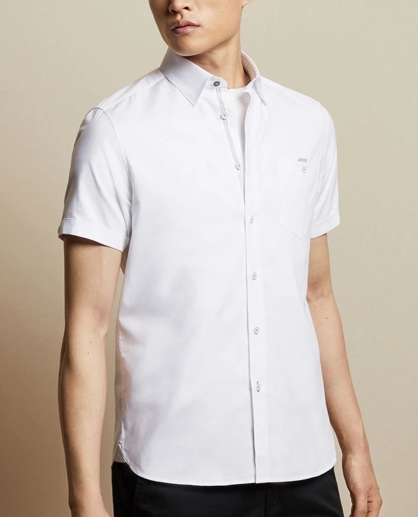 TED BAKER - Áo sơ mi nam tay ngắn Yesso