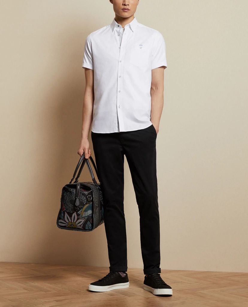 TED BAKER - Áo sơ mi nam tay ngắn Yesso