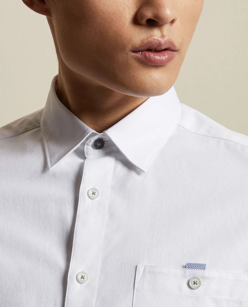 TED BAKER - Áo sơ mi nam tay ngắn Yesso