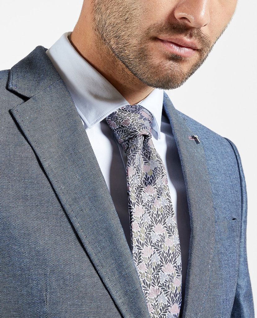 TED BAKER - Cà vạt nam lụa Tidy
