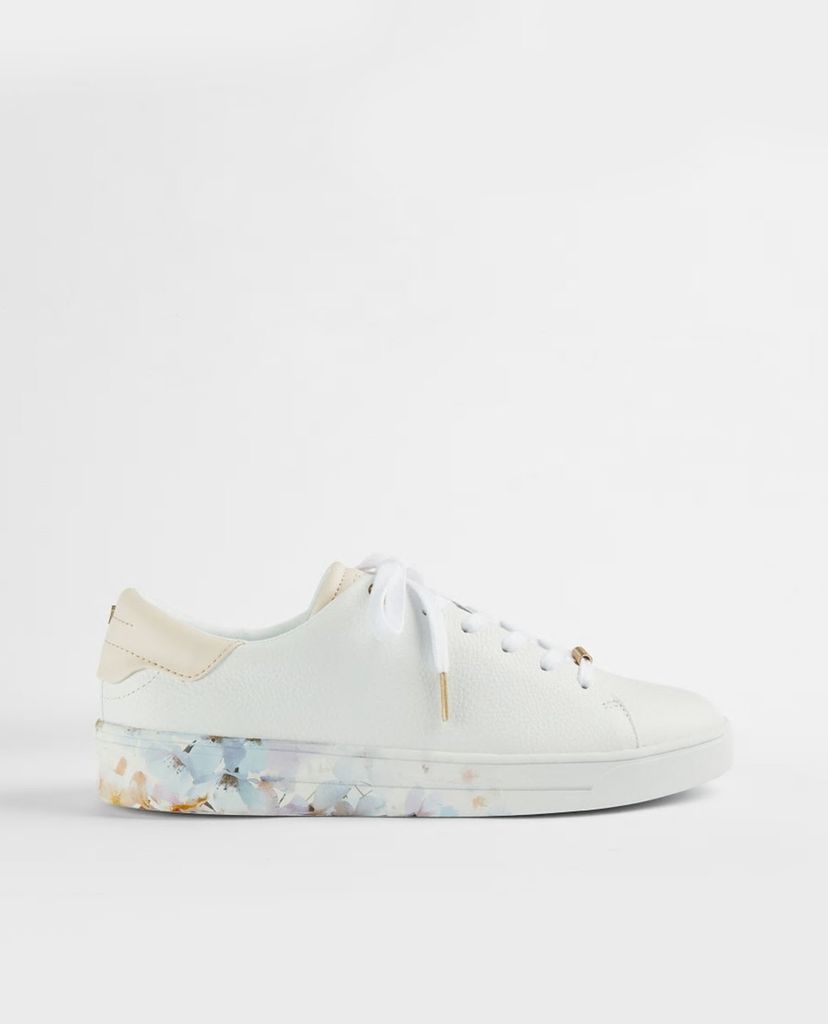 TED BAKER - Giày sneaker nữ họa tiết hoa phần đế Sanzap