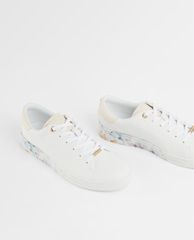 TED BAKER - Giày sneaker nữ họa tiết hoa phần đế Sanzap