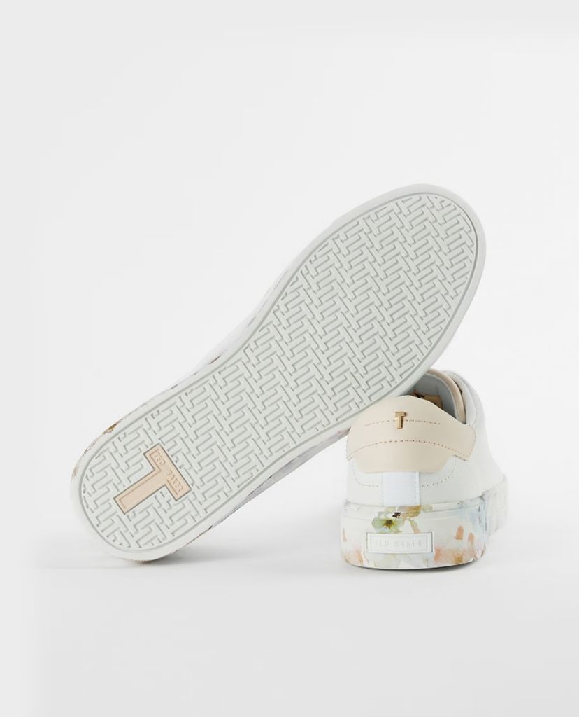 TED BAKER - Giày sneaker nữ họa tiết hoa phần đế Sanzap