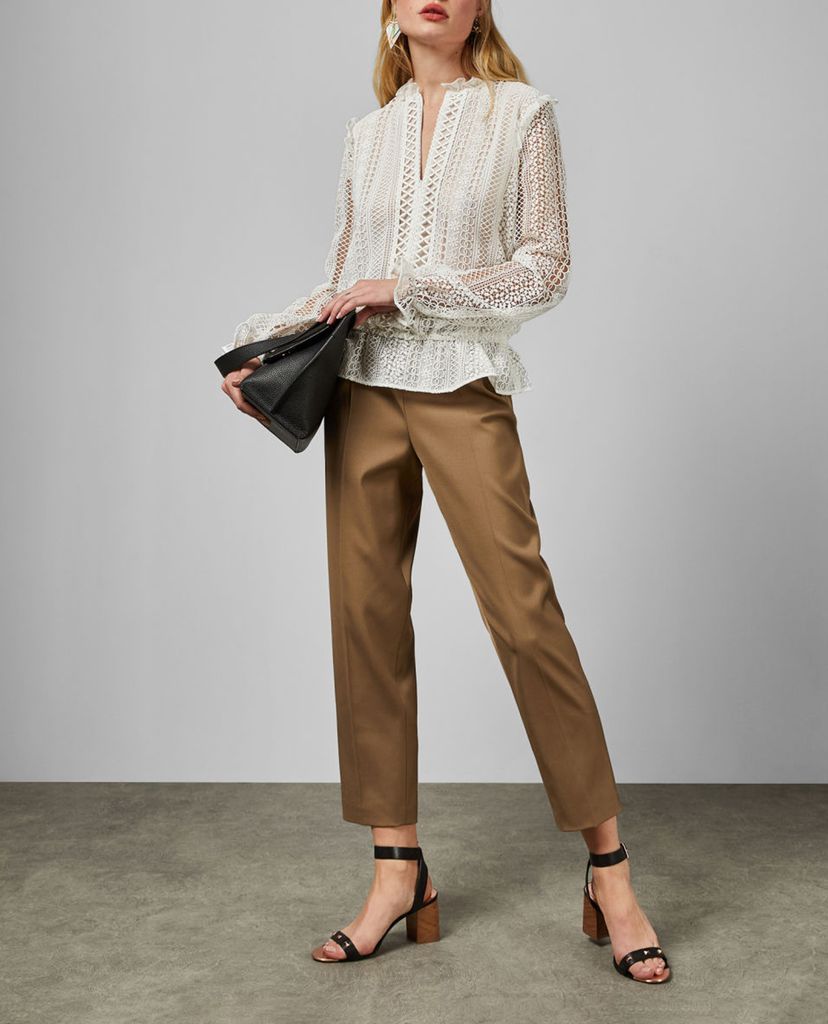 TED BAKER - Áo kiểu nữ Zip Up Woven