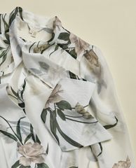 TED BAKER - Áo kiểu nữ tay dài cổ trụ Farai
