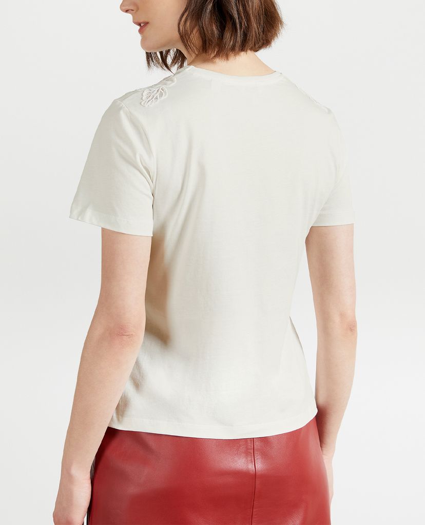 TED BAKER - Áo thun nữ tay ngắn cổ tròn Ffranky