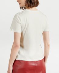 TED BAKER - Áo thun nữ tay ngắn cổ tròn Ffranky