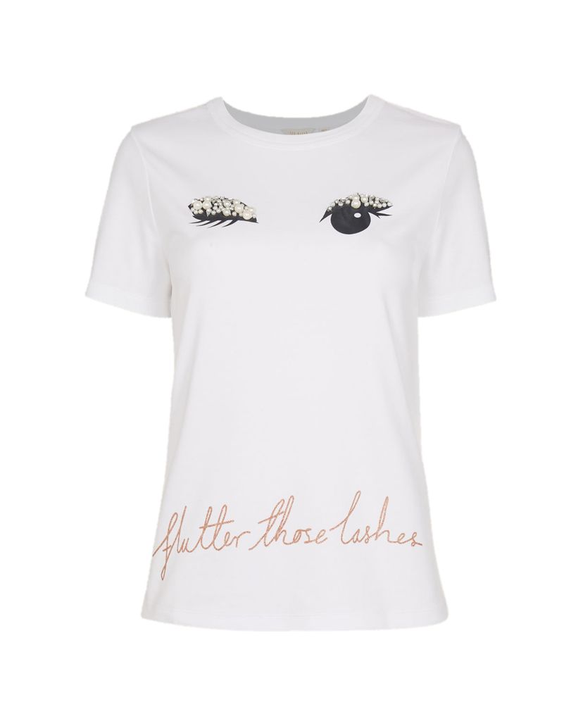 Áo thun nữ Eye Embellished