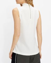 TED BAKER - Áo kiểu nữ sát nách cổ tròn Iinola