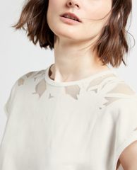 TED BAKER - Áo thun nữ tay ngắn cổ tròn Lehoo